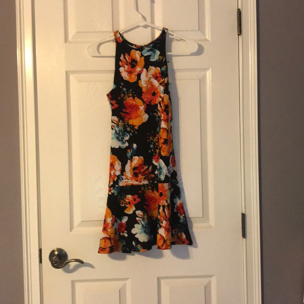 Flower Print Dress